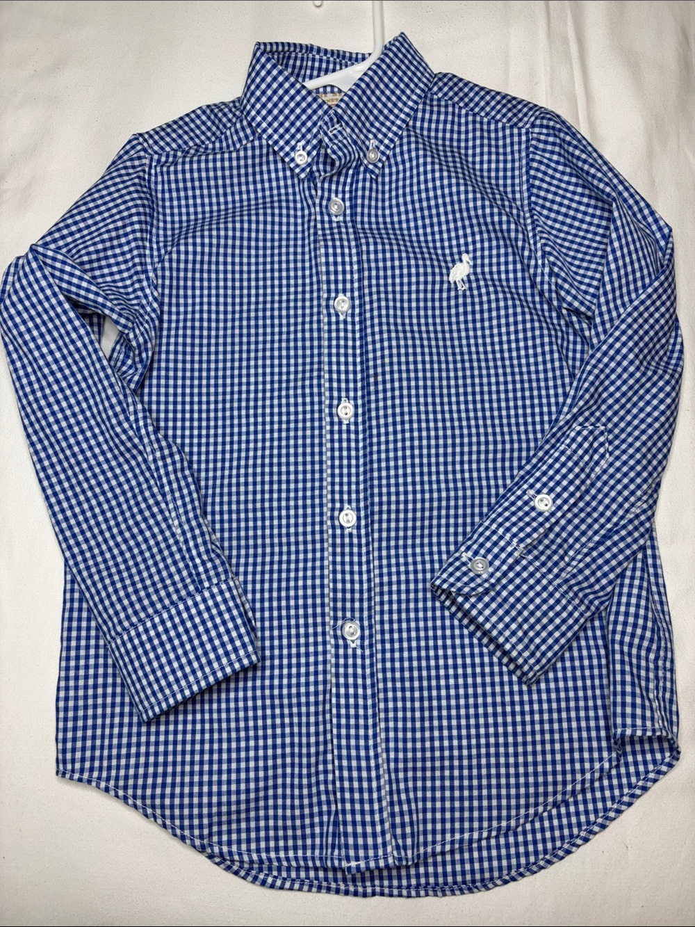 The Beaufort Bonnet Company Blue Gingham Button-Down Shirt